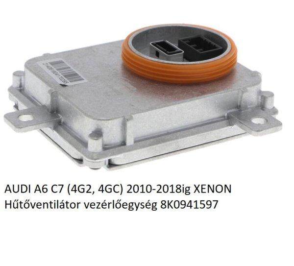 AUDI A6 C7 (4G2, 4GC) 2010-2018ig XENON Hűtőventilátor vezérlőegység
8K0941597