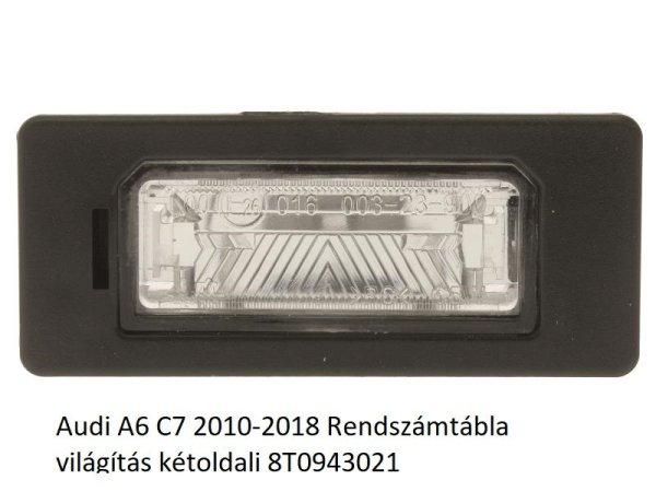 Audi A6 C7 2010-2018 Rendszámtábla világítás kétoldali 8T0943021