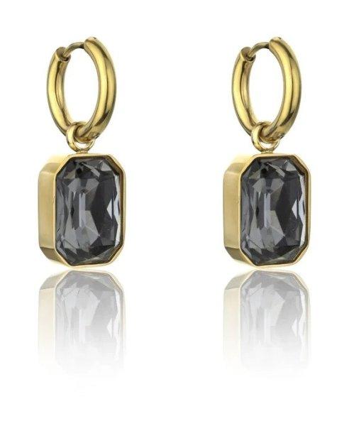 Marc Malone Aranyozott fülbevaló fekete kövekkel Royalty Grey
Earrings MCE23150G