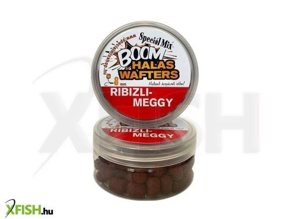 Speciál mix BOOM Oldódó, halas wafters dumbell csali Ribizli-meggy 8mm 30 g