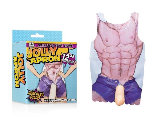  NOVELTY APRON WITH INFLATABLE PENIS 