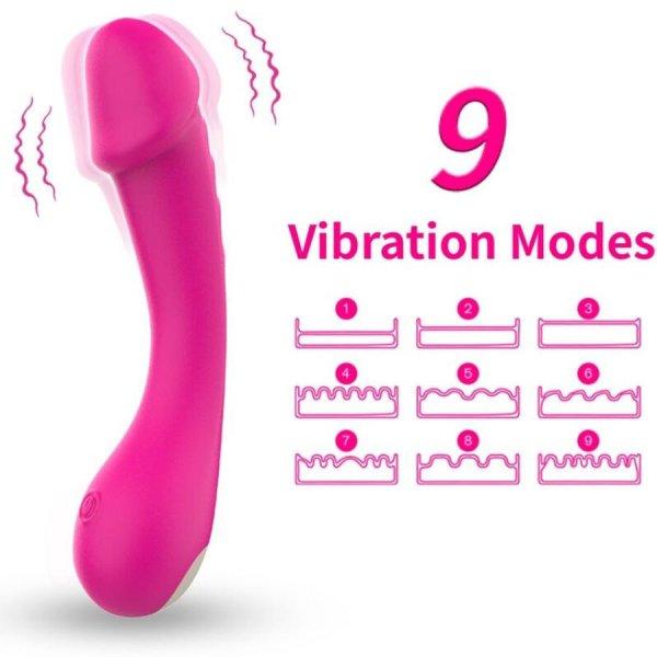 ARMONY - VIBRÁTOR VIBRÁTOR G-SPOT SZILIKON FUKSZIA