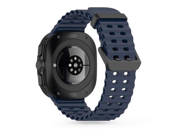 Tech-Protect IconBand Pro - Samsung Galaxy Watch Ultra (47 mm-es) szilikon
sportszíj - sötétkék