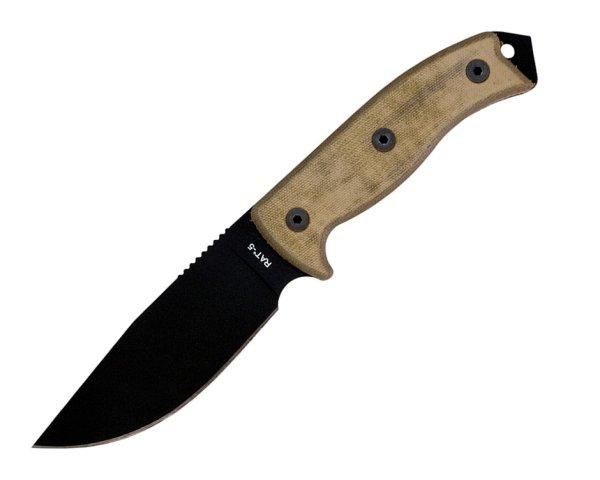 Ontario RAT 5 Black, Nylon Sheath