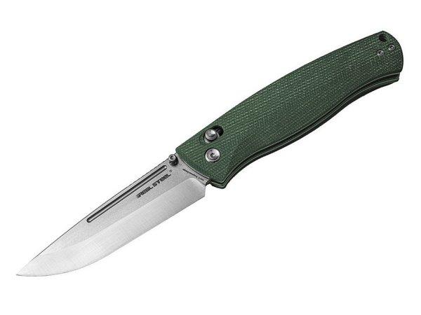 Real Steel Pathfinder Scandi 14C28N Green Micarta 7851G