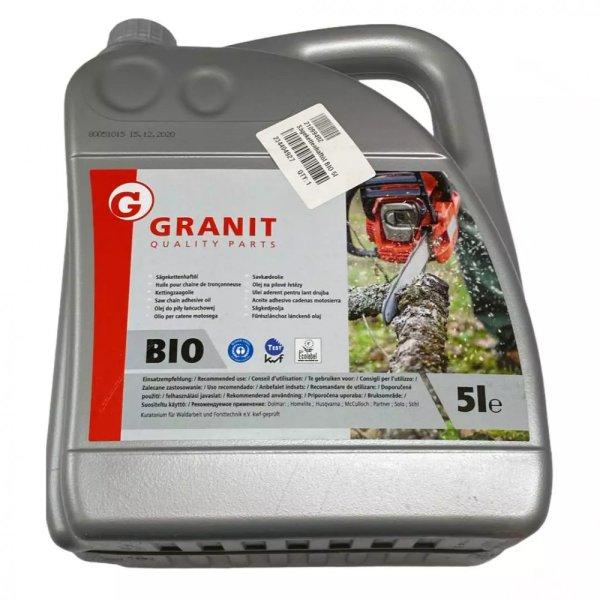 Granit® BIO növényi bázisú lánckenőolaj - 5 liter - eredeti minőségi
olaj*