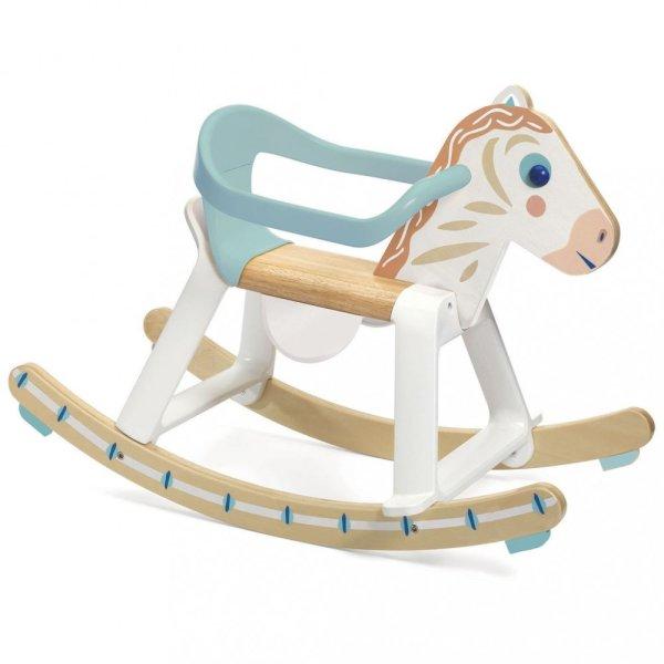 Pasztel hintaló kivehető támasztékkal - Rocking horse with removable arch -
Djeco - DJ06132