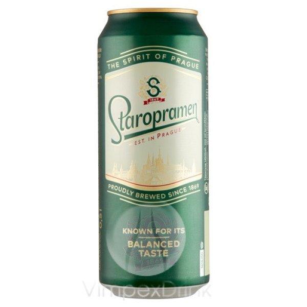 Staropramen 0,5l dobozos /24/ - DRS