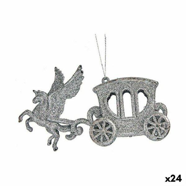 Karácsonyfagömb Mágikus Kocsi Ezüst színű Műanyag Glitter 15,5 x 8,5 x
4,5 cm (24 egység) MOST 35353 HELYETT 21694 Ft-ért!