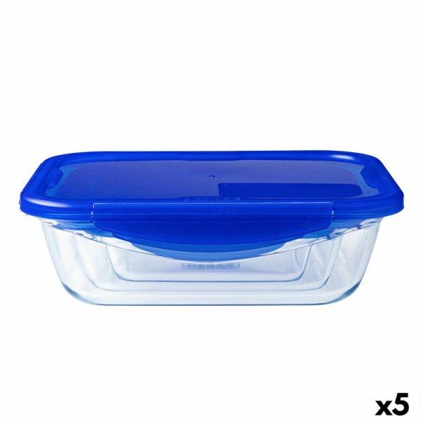 Hermetikus ebéddoboz Pyrex Cook & Go Kék 1,7 L 24 x 18 cm Üveg (5 egység)
MOST 49445 HELYETT 37205 Ft-ért!