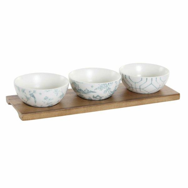 Röviditalos Szett DKD Home Decor Fehér Tengerészkék Porcelán Akácfa
Műanyag Keleti 4 Darabok 30 x 9,5 x 1,3 cm MOST 15546 HELYETT 5341 Ft-ért!