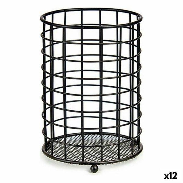 Evőeszköz csöpögtető Kinvara W6467-2 Fekete Acél 12,8 x 17,5 x 12,8 cm (12
egység) MOST 23180 HELYETT 14220 Ft-ért!