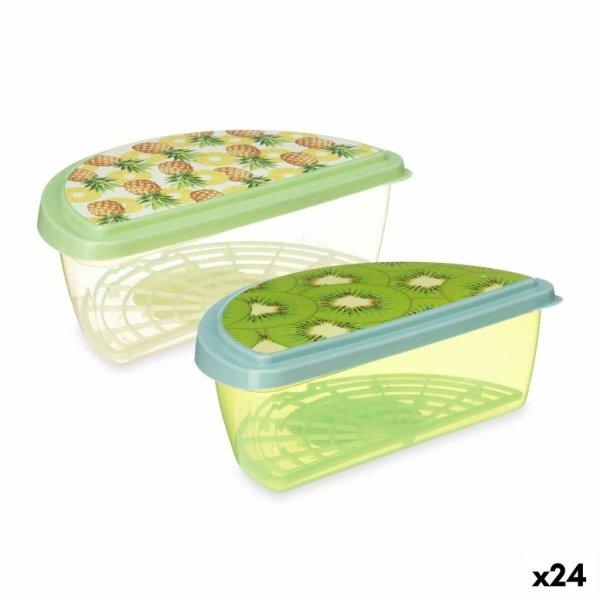 Uzsonnás doboz Leknes TP581-2 Műanyag Ananász Kiwi 23 x 8 x 13 cm Gyümölcs
(24 egység) MOST 43954 HELYETT 29954 Ft-ért!
