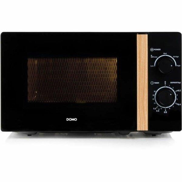 Mikrohullámú DOMO Fekete 700 W 20 L MOST 87204 HELYETT 67349 Ft-ért!
