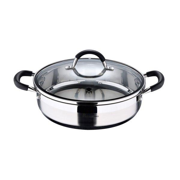 Lábas fedéllel Masterpro Rozsdamentes acél AISI 304 (3,8 L) 28 x 7 cm MOST
31626 HELYETT 22058 Ft-ért!