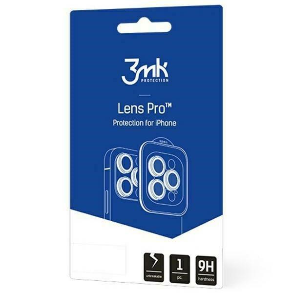 3MK Lens Protection Pro iPhone 15 Pro Max 6.7" ezüst kameralencse-védő
rögzítőkerettel 1db. fólia