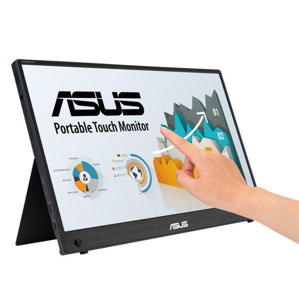 ASUS MB16AMTR ZenScreen hordozható touch monitor 15.6" IPS 1920x1080,
micro HDMI, USB-C, hangszóró