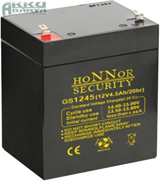 HONNOR 12V 4,5Ah akkumulátor GS1245