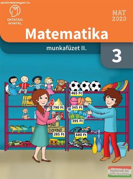 Matematika munkafüzet 3. osztályosoknak II. kötet OH-MAT03MA/II