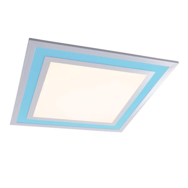 Modern LED panel fehér 44,5x44,5 cm, LED dimmerrel meleg fényre RGB - Aziza