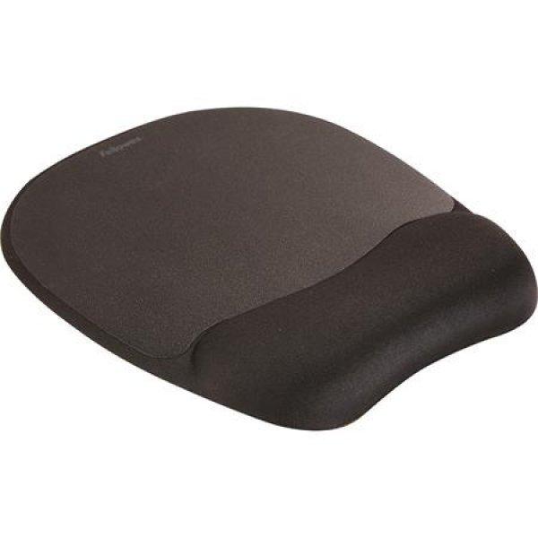 Egéralátét csuklótámasszal, habtöltésű, FELLOWES "Memory
Foam", fekete