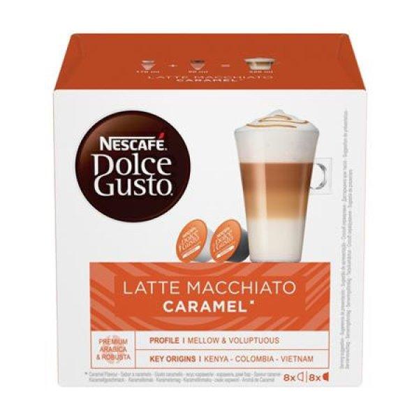 Kávékapszula, 8x2 db, NESCAFÉ DOLCE GUSTO "Latte Macchiato",
karamellás