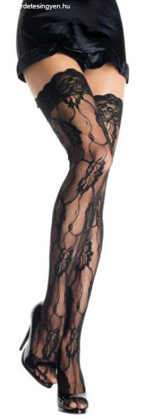 Leg Avenue Rose Lace Thigh Highs 9215