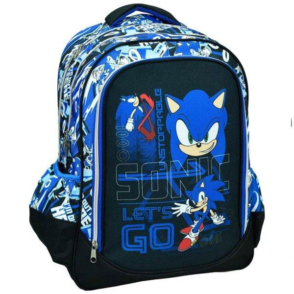 Sonic a sündisznó Go Fast iskolatáska, táska 46 cm