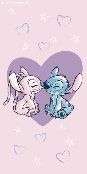 Disney Lilo és Stitch, A csillagkutya Love fürdőlepedő, strand törölköző
70x140cm