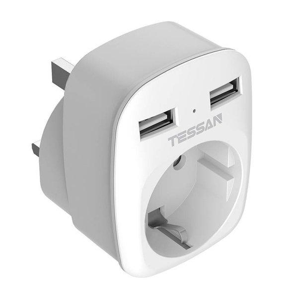 Utazási adapter TS-611-UK-GRA