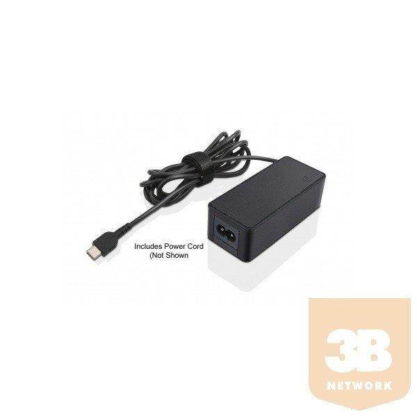 Lenovo USB-C 45W Standard AC Adapter - ThinkPad 13, P51s, T470/s, T570, X1
Tablet, Yoga370, X1 Carbon5, X1 Yoga2, X270