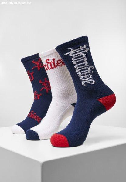 Mr. Tee Paradise Socks 3-Pack navy/white/red