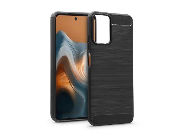 Haffner Carbon szilikon hátlap - Motorola Moto G34 - fekete