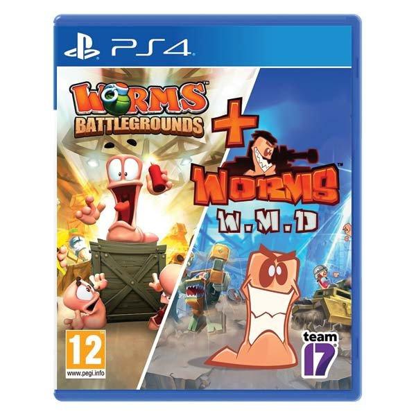 Worms Battlegrounds + Worms W.M.D - PS4