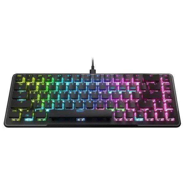 Roccat Vulcan II Mini, Gamer billentyűzet Red Switch, RGB LED, US kiosztás,
fekete