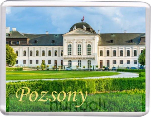 Pozsony Elnöki Palota, Grassalkovich kastély hűtőmágnes (műanyag keretes)
