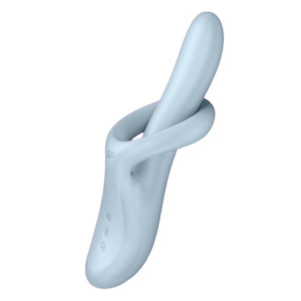 Satisfyer Heat Flex 4 - melegítő csiklókaros vibrátor (ezüst)