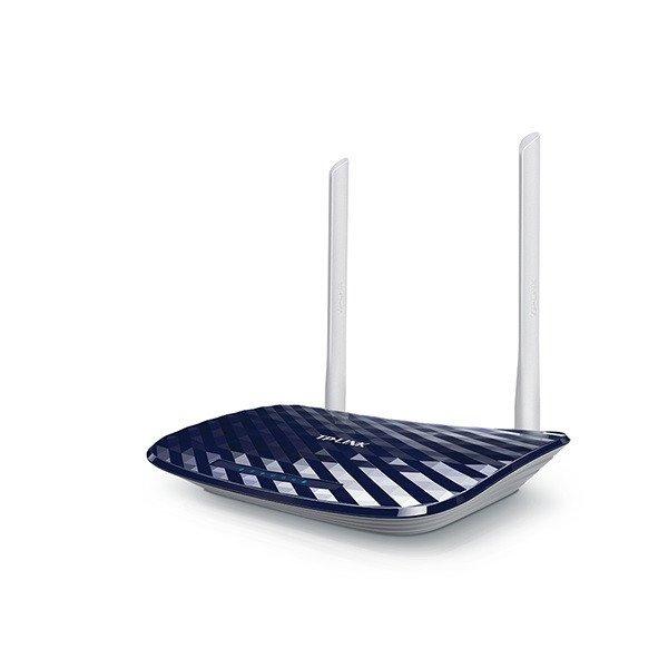 TP-Link Router WiFi AC750 - Archer C20 (300Mbps 2,4GHz + 433Mbps 5GHz; 4port
100Mbps; 1xUSB2.0; 3x3MIMO)