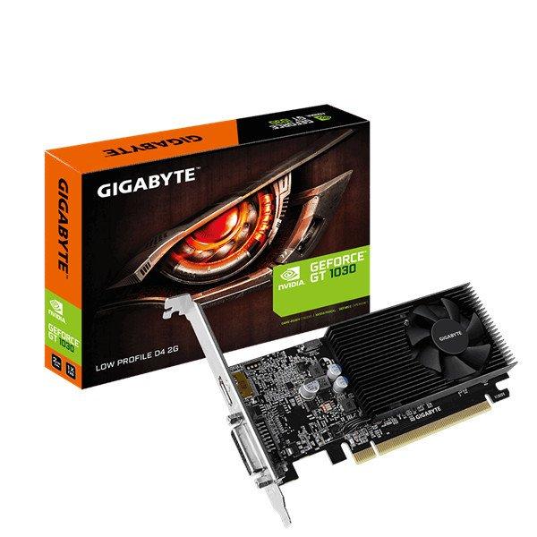 Gigabyte Videókártya - nVidia GT1030 (2048MB DDR4, 64bit, 1417/2100MHz, DVI,
HDMI, Ventillátor)