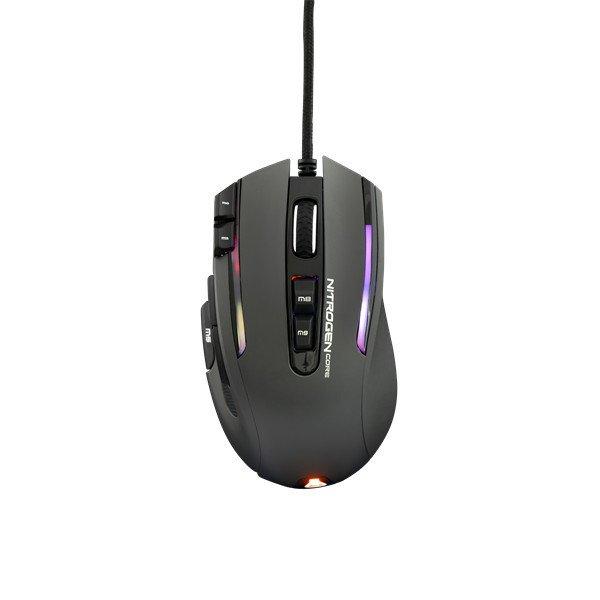 The G-Lab Gamer Egér - KULT NITRO CORE (10000 DPI, 11 gomb, makro, 1,8m kábel,
RGB LED, fekete)