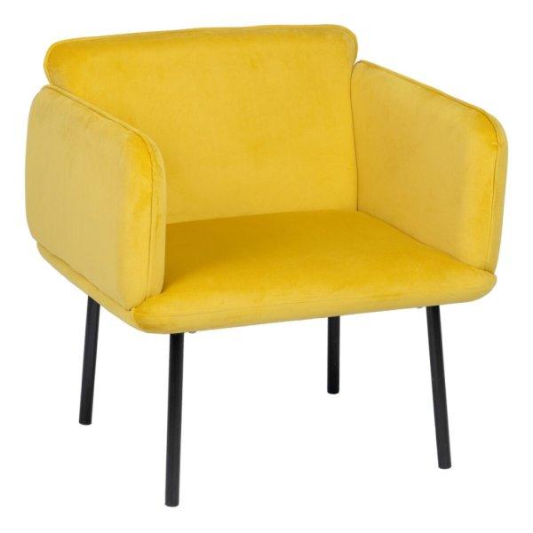 Karosszék Sárga Fekete 100 % poliészter 76 x 64 x 77 cm MOST 286943 HELYETT
96724 Ft-ért!