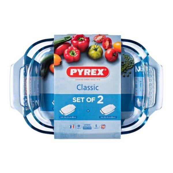 Sütőedény készlet Pyrex Classic Átlátszó Boroszilikát üveg (2 pcs) MOST
15863 HELYETT 10938 Ft-ért!