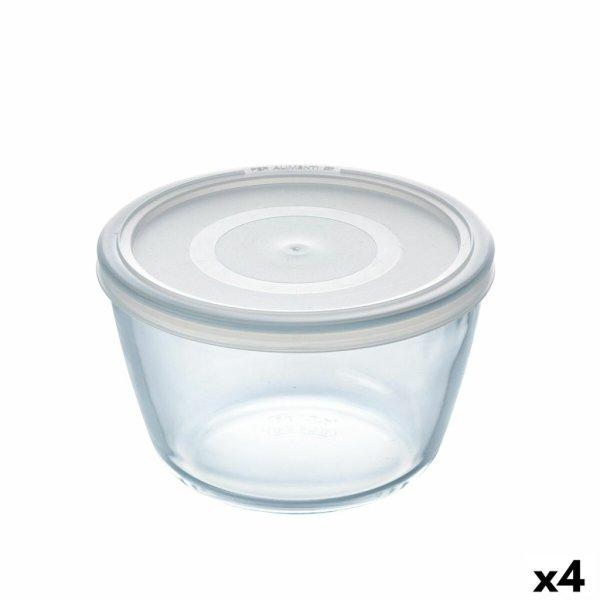 Kerek ebéddoboz fedéllel Pyrex Cook & Freeze 1,1 L 15 x 15 x 10 cm Átlátszó
Szilikon Üveg (4 egység) MOST 39576 HELYETT 27920 Ft-ért!