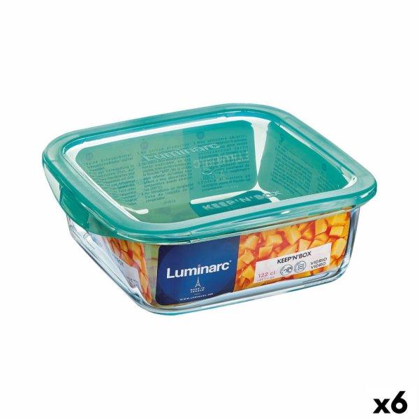 Négyzet alakú ebéd doboz fedéllel Luminarc Keep'n Lagon 760 ml 13 x 6
cm Türkizkék Üveg (6 egység) MOST 23698 HELYETT 16337 Ft-ért!