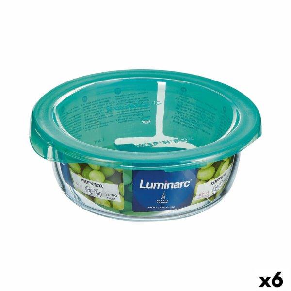 Kerek ebéddoboz fedéllel Luminarc Keep'n Lagon 13,5 x 6 cm Türkizkék
680 ml Üveg (6 egység) MOST 20449 HELYETT 14096 Ft-ért!