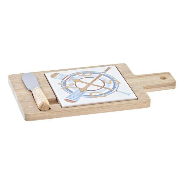 Sajt Deszka DKD Home Decor Bambusz Alumínium Kőedény 21,5 x 11,8 x 1,5 cm (3
Darabok) MOST 7038 HELYETT 3952 Ft-ért!