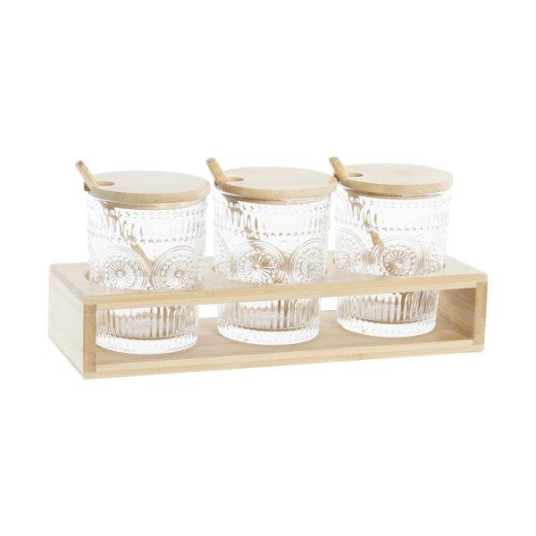 Cukortartó DKD Home Decor Átlátszó Természetes Bambusz Alumínium Kristály
Boroszilikát üveg 300 ml 28 x 10 x 13,5 cm MOST 15909 HELYETT 9524 Ft-ért!