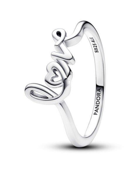 Pandora Romantikus ezüst gyűrű Love Moments 193058C00 54 mm