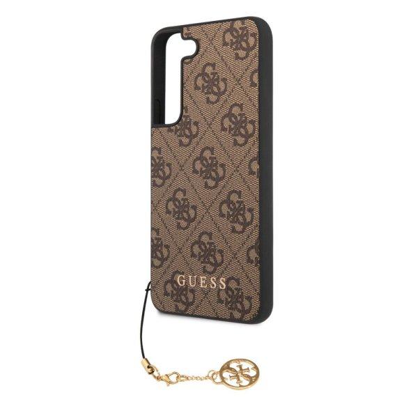 Guess 4G Charms Samsung S921 Galaxy S24 (2024) hátlapvédő tok barna
(GUHCS24SGF4GBR)