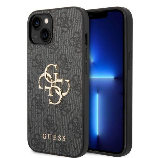 Guess Apple iPhone 15 Plus (6.7) PU 4G Metal Logo hátlapvédő tok fekete
(GUHCP15M4GMGGR)